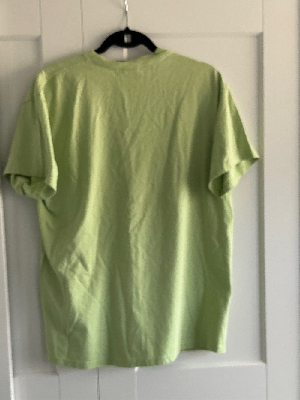 Lime Green Graphic T-Shirt - Sci-Fi Men's Size L - Picture 2 of 6
